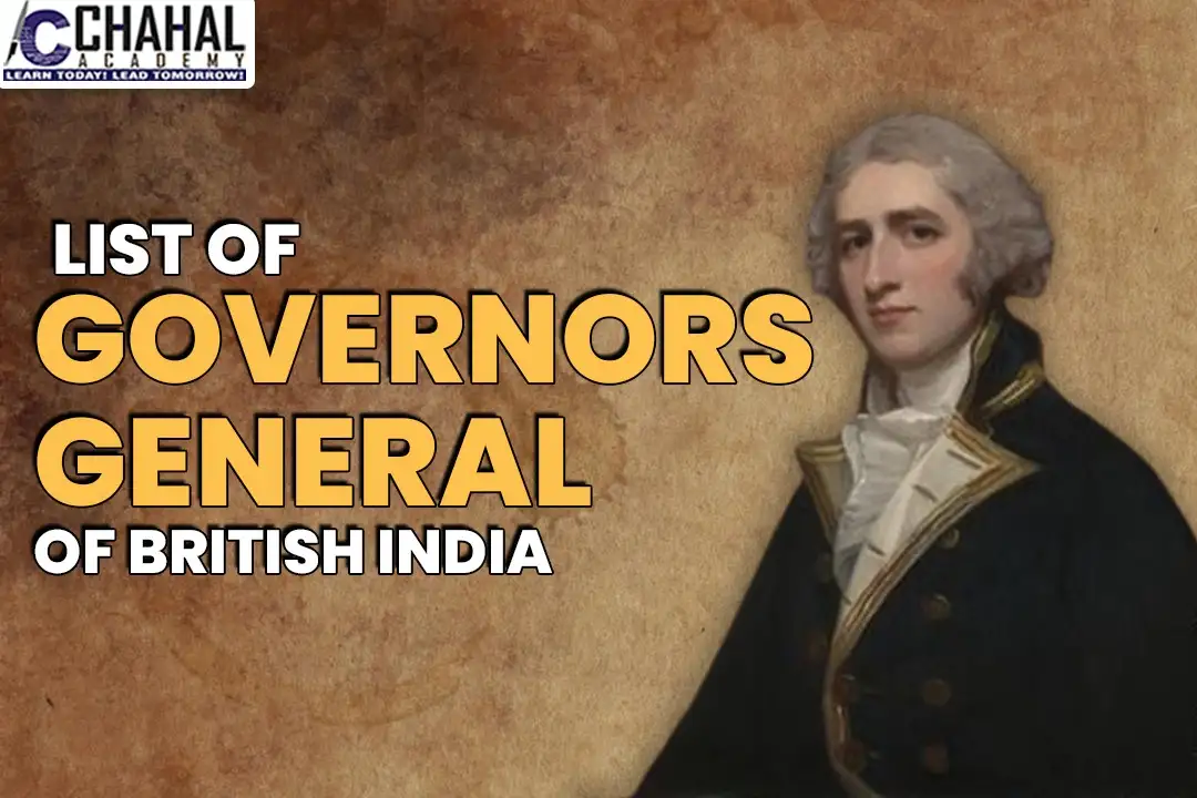 Governors General of British India