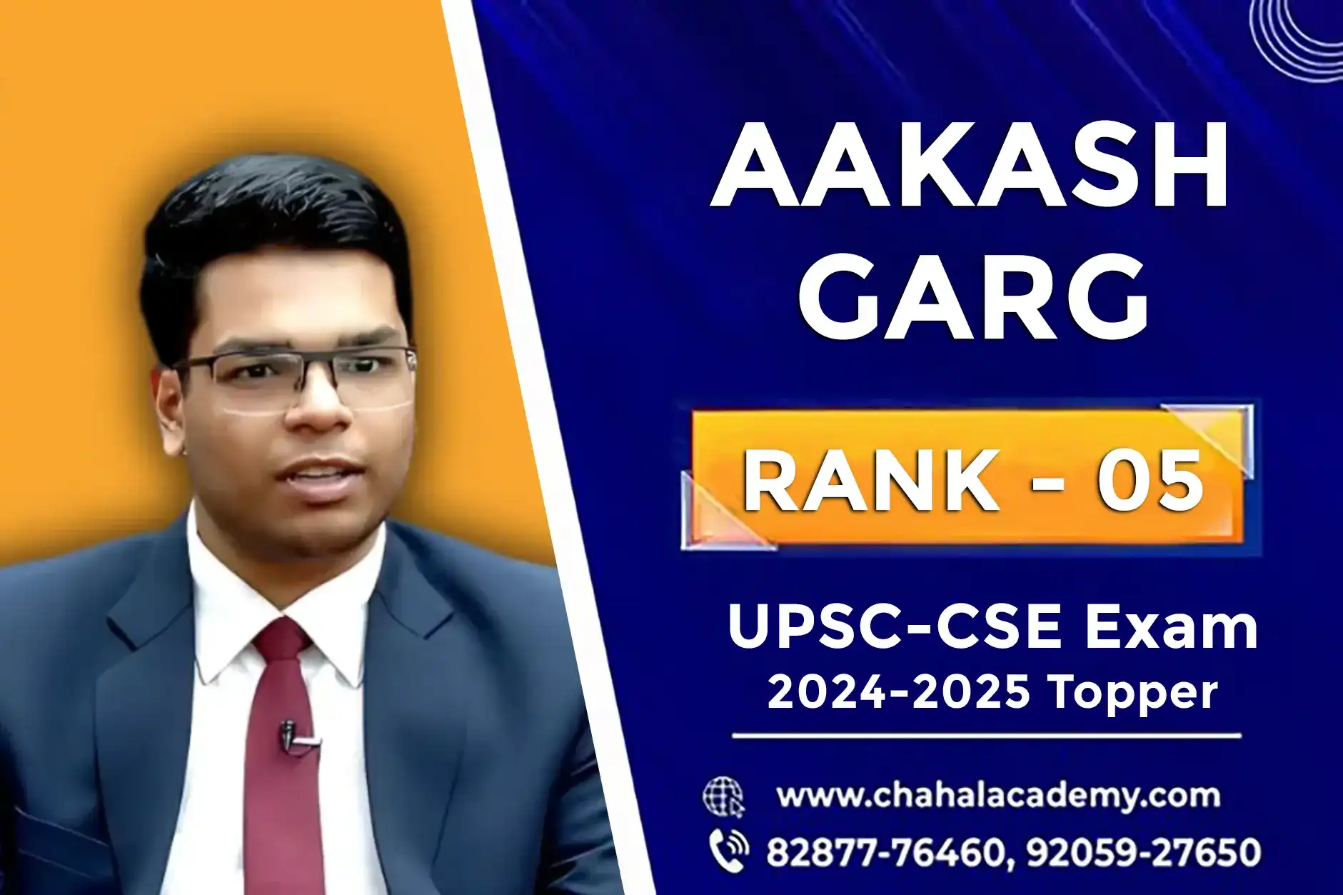 AAKASH GARG Rank 5 UPSC 2024-25