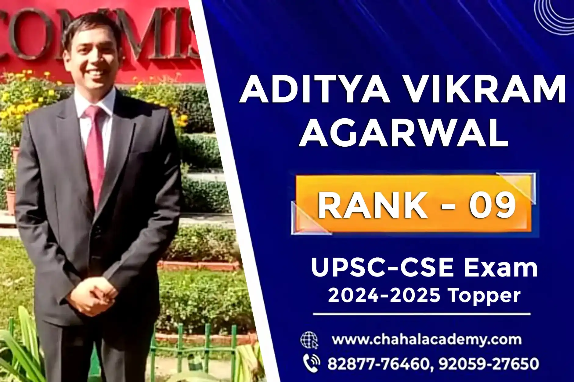 Aditya Vikram Agarwal Rank 9 UPSC 2024-25