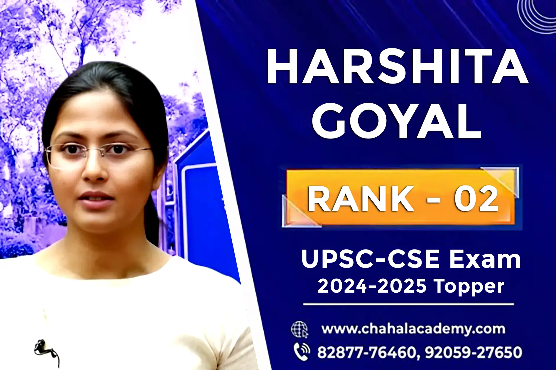 Harshita Goyal Rank 2 UPSC 2024-25
